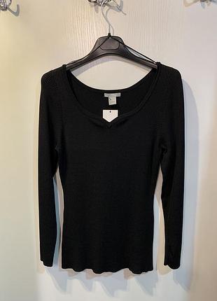 Жіночий чорний джемпер h&m, розмір l