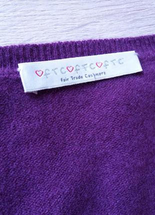 Роскошный кардиган ftc cashmere 100%кашемир цвет фуксии от премиального бренда6 фото