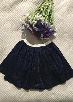 Красива оксамитова спідничка на дівчинку 6 років