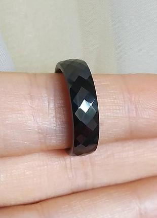 Кільце чорне кільце кераміка чорне керамічне