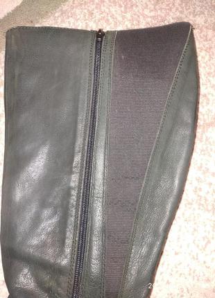 Чобітки на широку литку3 фото