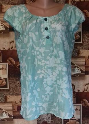 Блуза h&m,шовк/бавовна,p.46/3xl/54