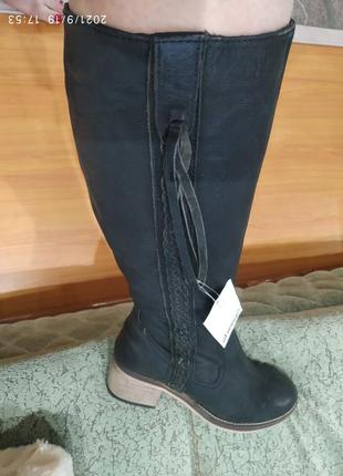 Чобітки на широку литку2 фото