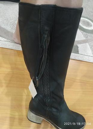 Чобітки на широку литку6 фото