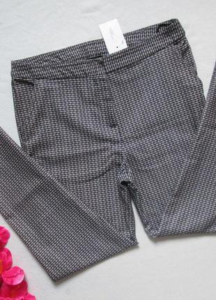 Классные стрейчевые брюки скинни принт зиг-заг new look 🍁🌹🍁2 фото