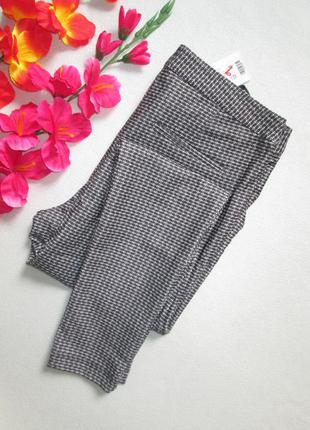 Классные стрейчевые брюки скинни принт зиг-заг new look 🍁🌹🍁8 фото