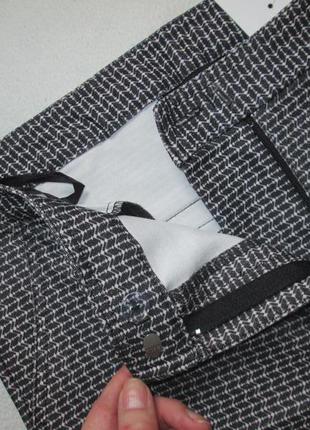 Классные стрейчевые брюки скинни принт зиг-заг new look 🍁🌹🍁4 фото