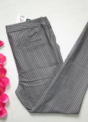Классные стрейчевые брюки скинни принт зиг-заг new look 🍁🌹🍁7 фото
