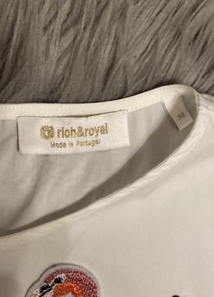 Шикарная брендовая блуза 34 р. rich&royal4 фото