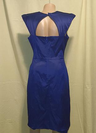 Коктейльное вечернее нарядное платье-футляр миди с вырезом на спинке comely 404 фото