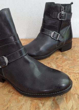 Ботинки кожаные 5-th avenue германия размер 38-стелька-24,5 см