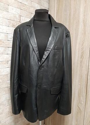 Пиджак из мягкой лайковой кожи