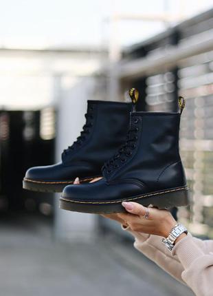 Ботинки с мехом Martens Imprimé Crocodile fur черевики зима8 фото