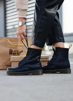 Ботинки с мехом Martens Imprimé Crocodile fur черевики зима9 фото