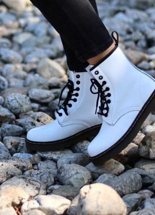 Ботинки dr. martens 1460 white черевики