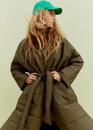 Стеганое пальто