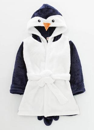 Детский халат пингвин