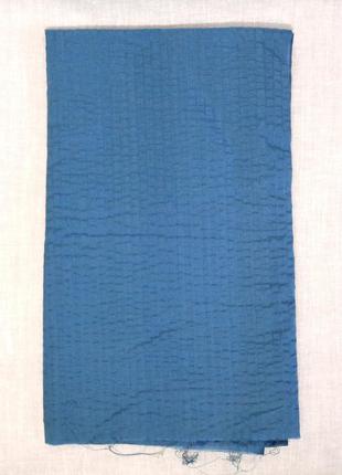 Блакитна тканина матеріал поліестер жатка відріз для спідниць жакетів плащів курток сумок1 фото