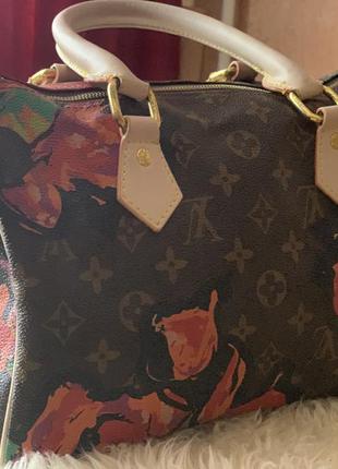 Сумка louis vuitton limited edition stephen sprouse graffiti monogram roses speedy 30 - sold
