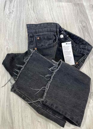 Джинсы мом с крутым низом denim co5 фото