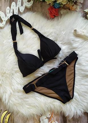 Черный суперский купальник, бразилия. размер l,