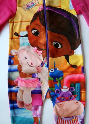 Флисовый слип человечек девочке dora primark 2