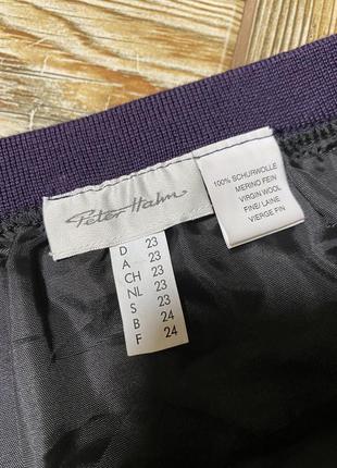 Идеальная трикотажная шерстяная юбка,100% мерино,peter hahn3 фото