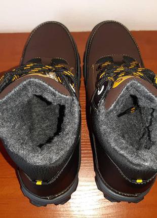 Ботинки мужские зимние коричневые5 фото
