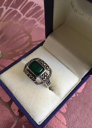 Кольцо ссср серебро марказиты