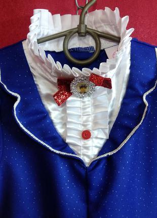 Платье костюм карнавальный на тематический вечер мери поппинс2 фото