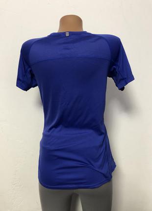 Жкнская тренировочная футболка nike синего цвета5 фото