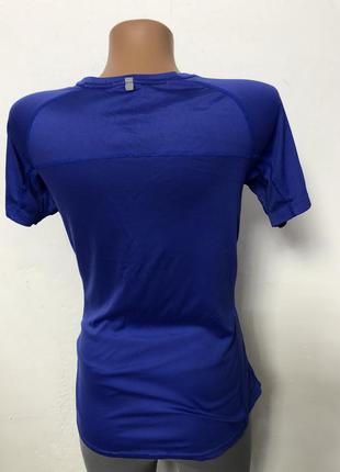 Жкнская тренировочная футболка nike синего цвета7 фото