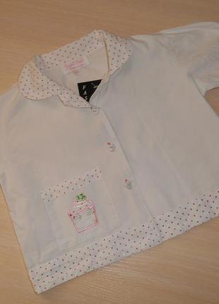 Сорочка, блузка, блуза powell craft, 2-3 роки, 92-98 см, італія2 фото