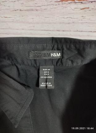 Сорочка чорна h&m3 фото