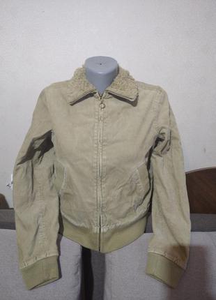 Куртка унісекс вельвет на фліс хутрі 9-12 років