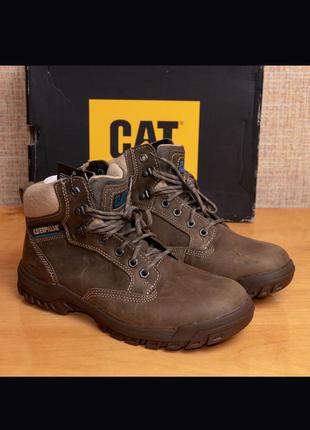 Оригинальн! кожаные ботинки cat tess st p91008 us8.5/eur39.5/25.5 стелька 26.5 по факту