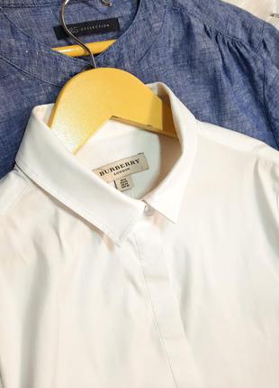 Белая рубашка burberry p. m-l2 фото