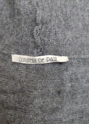 Темно-серый кардиган с шерстью donatella de paoli4 фото