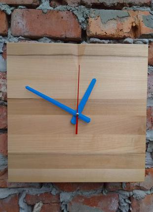 Годинник настінний дерев'яна яний ручної роботи у стилі loft6 фото