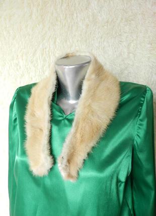 ✅ комір натуральне хутро норка без підкладки