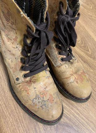 Ботинки осенние черевики tamaris кожаные шкіряні5 фото