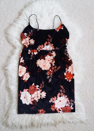 Велюрове оксамитове плаття-сарафан