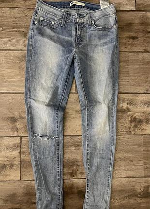 Джинсы скинни levi’s 28р