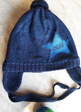 Шапка демисезон, шапка осіння, шапка осень, шапка демі