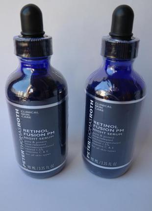 Зволожуюча нічна сироватка peter thomas roth retinol fusion pm night serum 98мл