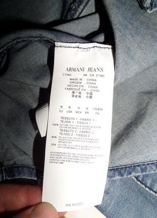 Рубашка armani jeans разм.м10 фото