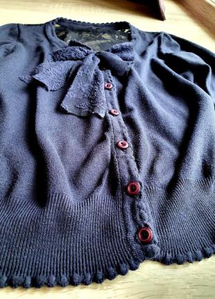 Кофта джемпер свитер аджурная спинка m/l10 фото