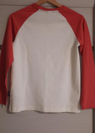 Лонгслив, футболка с длинным рукавом, реглан нитевичка на рост 134/140см2 фото
