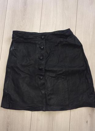 Кожаная юбка
