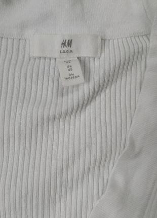 Білий джемпер h&m 4